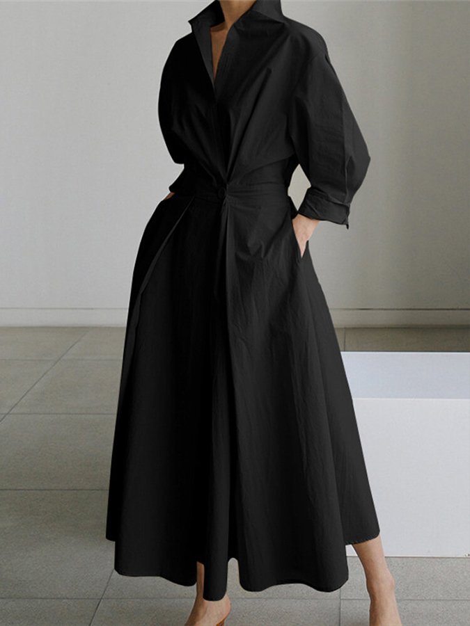 Eden — Sleeveless Woven Maxi Dress | Flowing Length | Elevated Everyday