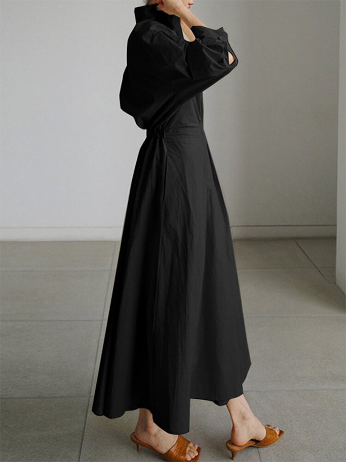 Eden — Sleeveless Woven Maxi Dress | Flowing Length | Elevated Everyday