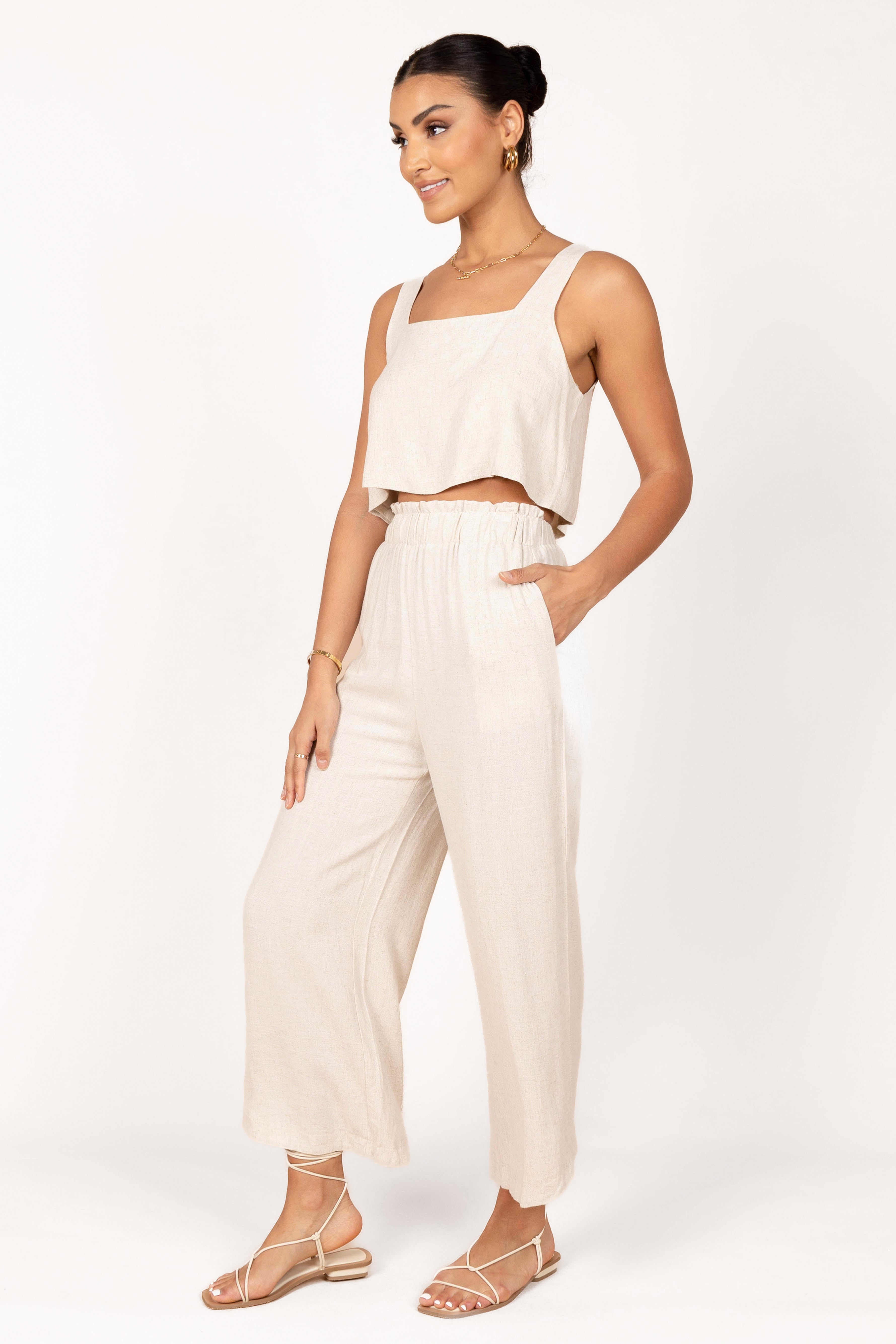 Eleanor — High-Waist Tailored Trousers | Structured Fit | Sharp & Polished