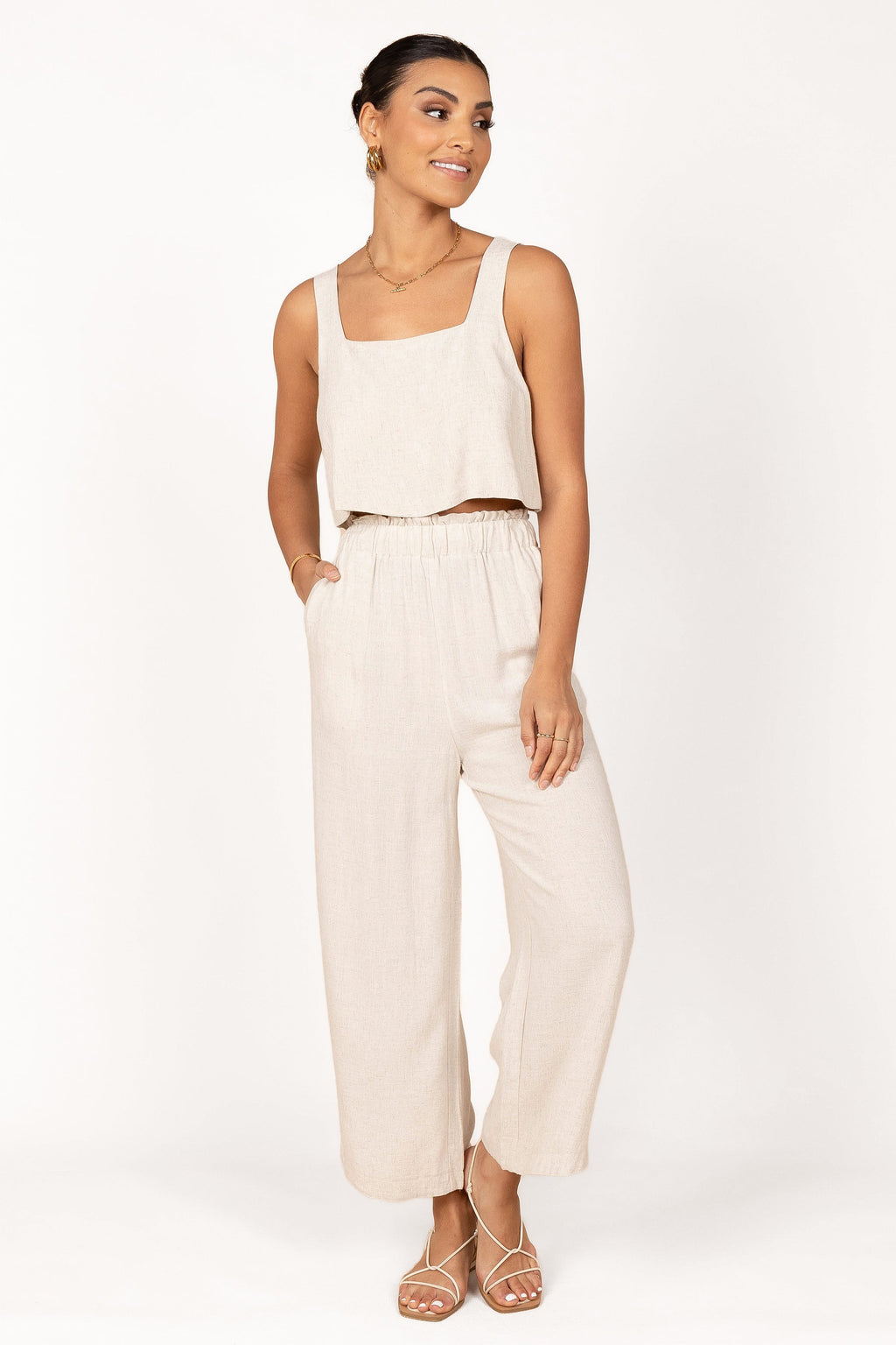 Eleanor — High-Waist Tailored Trousers | Structured Fit | Sharp & Polished