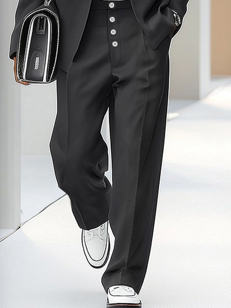 Lightweight Woven Two-Piece Set — Men's | Slim Relaxed Fit | Warm Weather Essential