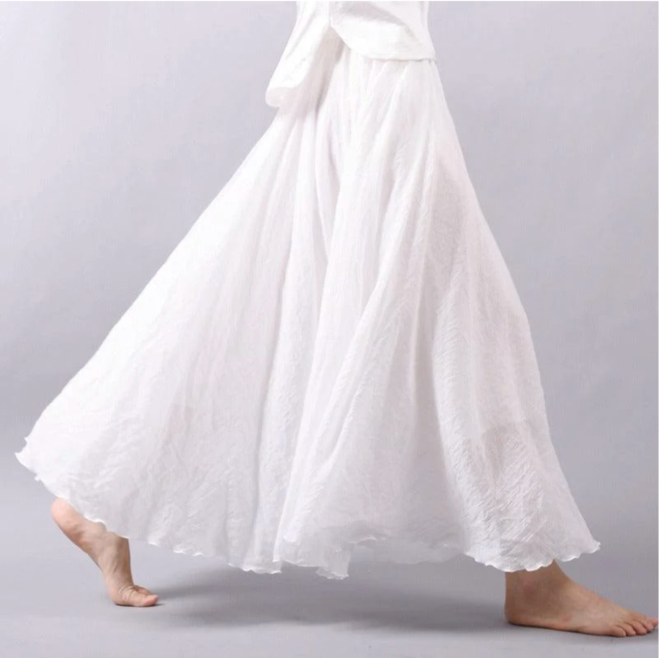 Eliana — Lightweight Woven Maxi Skirt | Flowy Silhouette | Summer Breeze