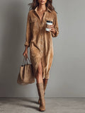 Elle — Flared-Hem Woven Dress | A-Line Silhouette | Polished Everyday