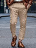 Regular-Fit Woven Suit Trousers — Men's | Tailored Fit | Versatile Smart Casual