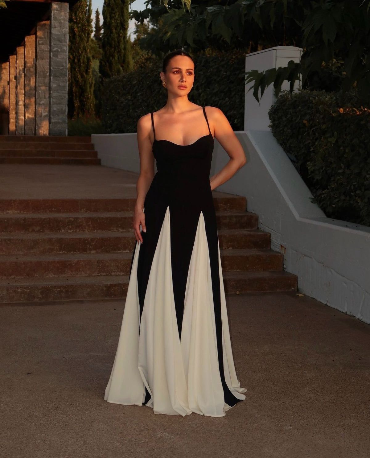 Faye — Lace Woven Maxi Dress | Delicate Overlay | Romantic Evening
