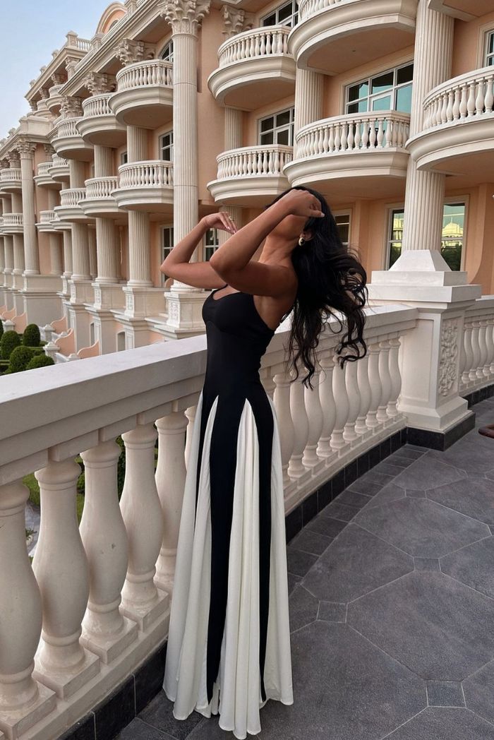 Faye — Lace Woven Maxi Dress | Delicate Overlay | Romantic Evening