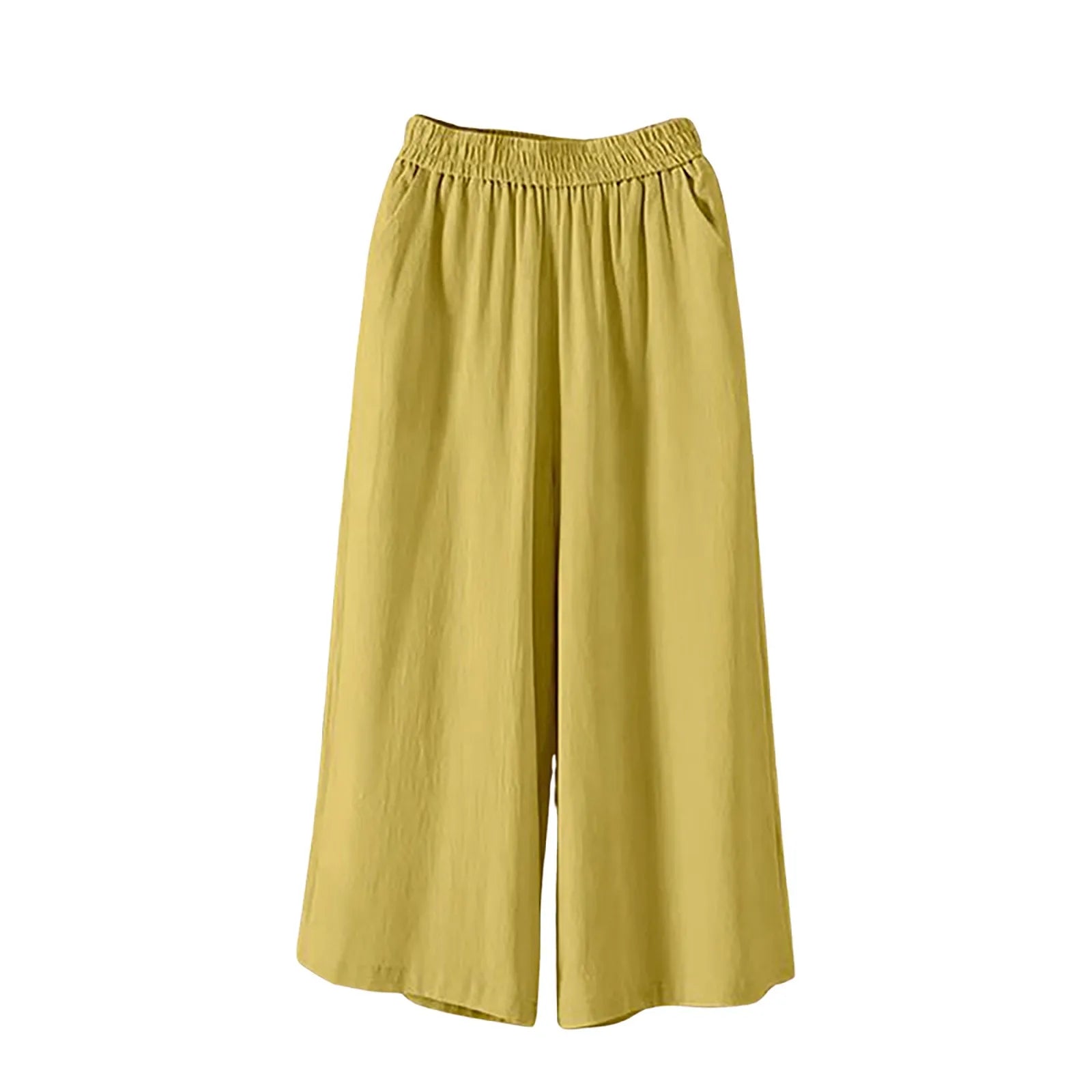 Wide-Leg Cropped Capris — Women's | Relaxed Fit | Effortless Summer Bottom