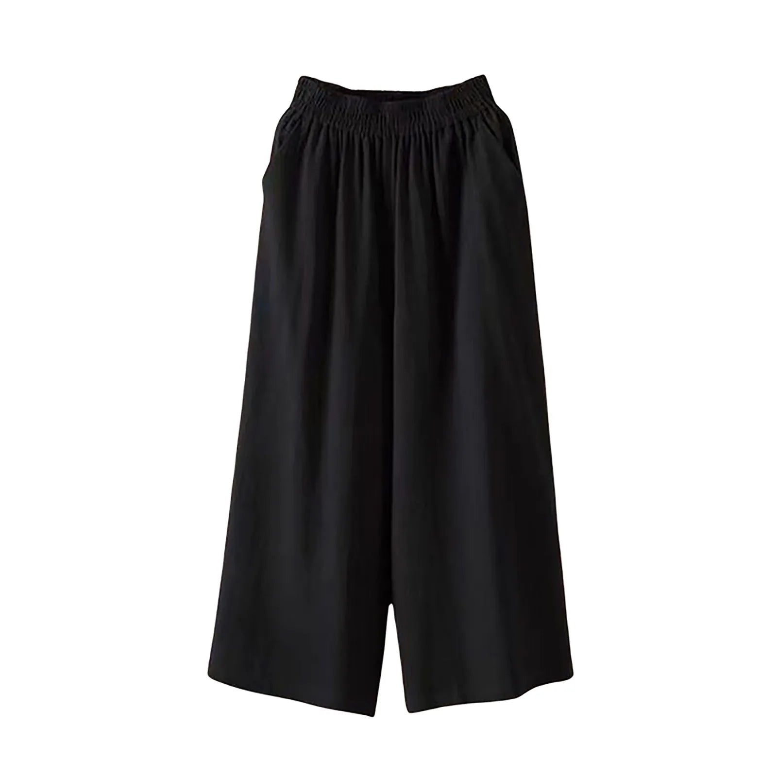 Wide-Leg Cropped Capris — Women's | Relaxed Fit | Effortless Summer Bottom