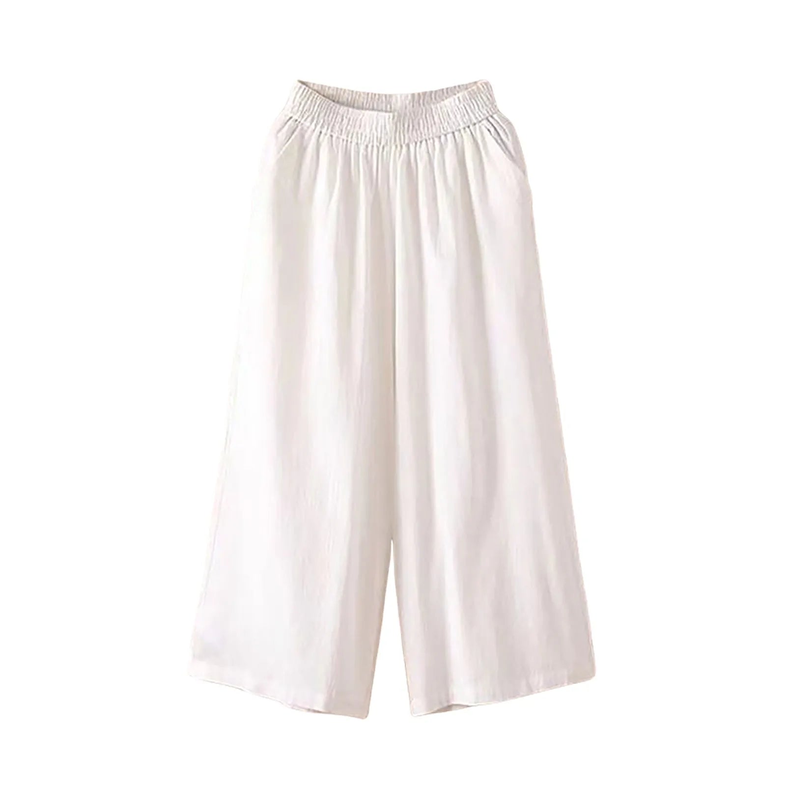 Wide-Leg Cropped Capris — Women's | Relaxed Fit | Effortless Summer Bottom