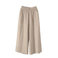 Wide-Leg Cropped Capris — Women's | Relaxed Fit | Effortless Summer Bottom
