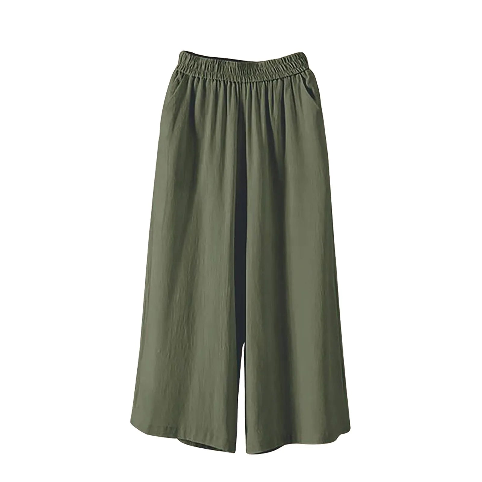 Wide-Leg Cropped Capris — Women's | Relaxed Fit | Effortless Summer Bottom
