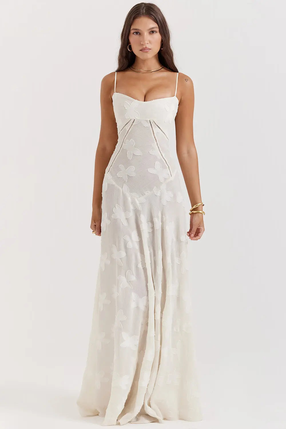 Gretchen — Open-Back Woven Summer Dress | Adjustable Straps | Effortless Chic