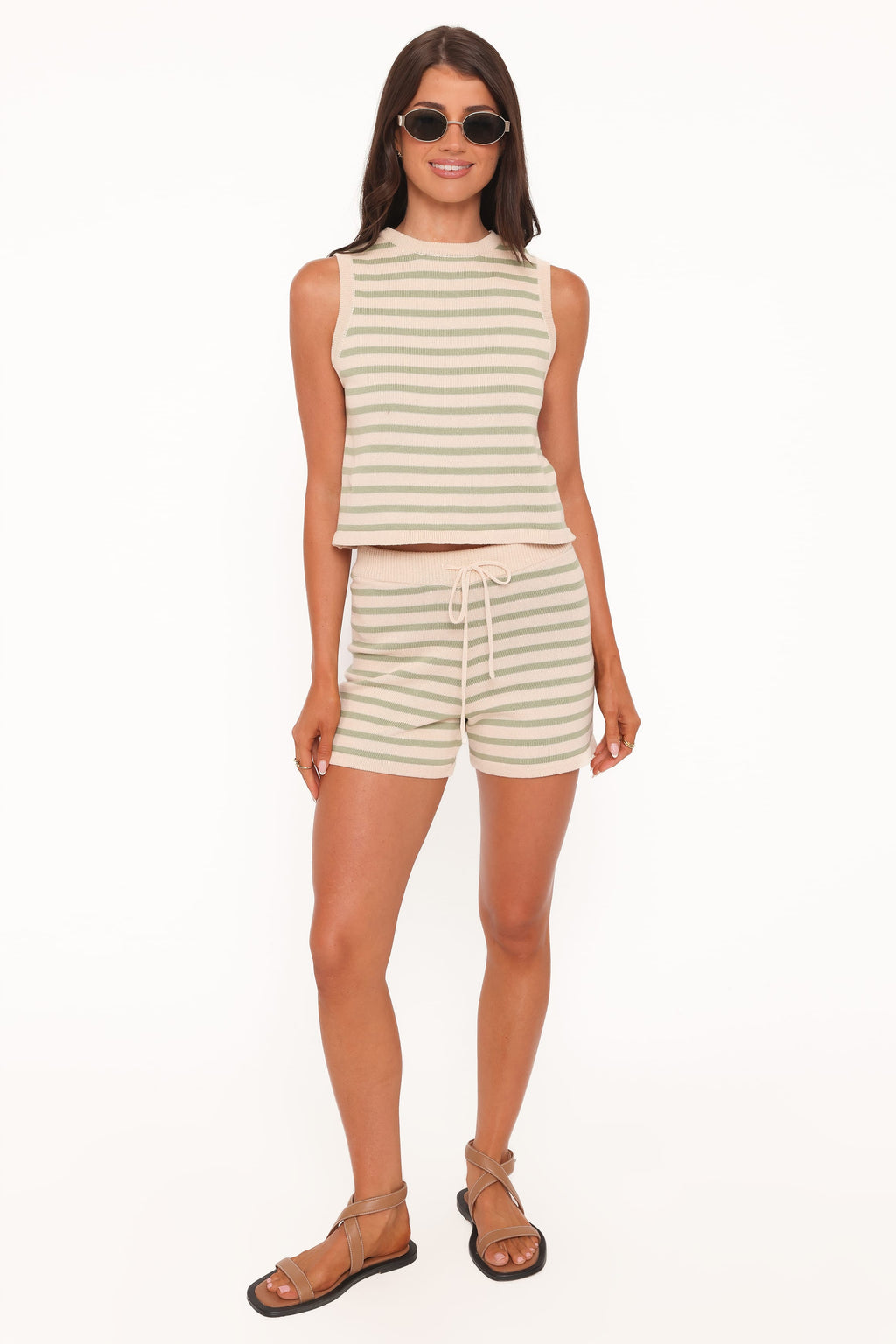 Ilona — Ribbed Knit Two-Piece Set | Stretch Fit | Elevated Loungewear