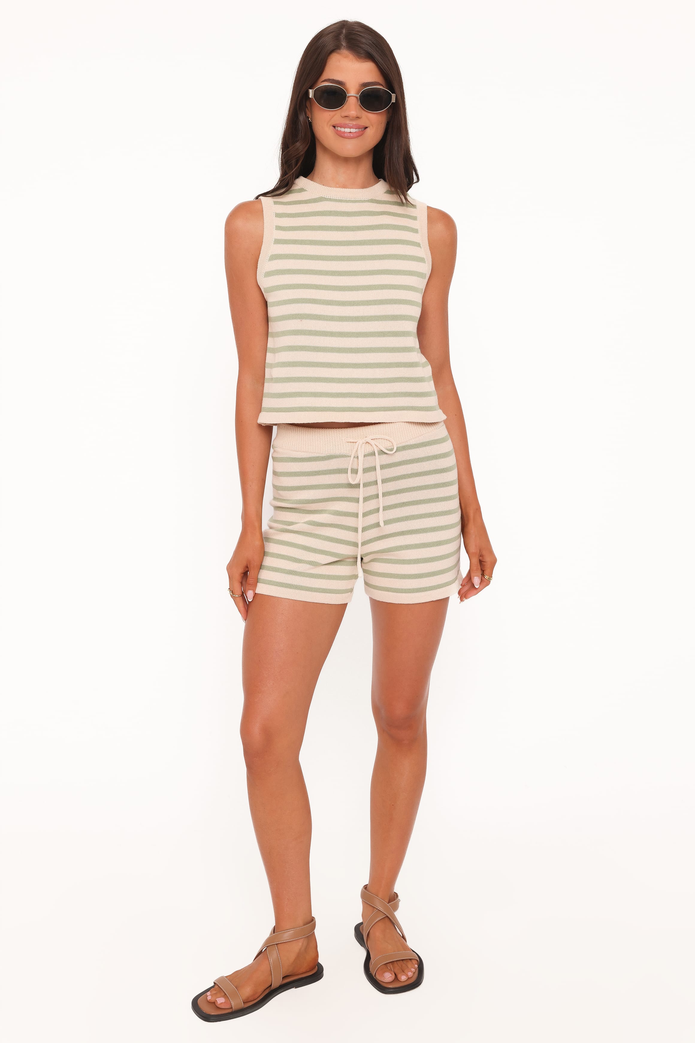 Ilona — Ribbed Knit Two-Piece Set | Stretch Fit | Elevated Loungewear