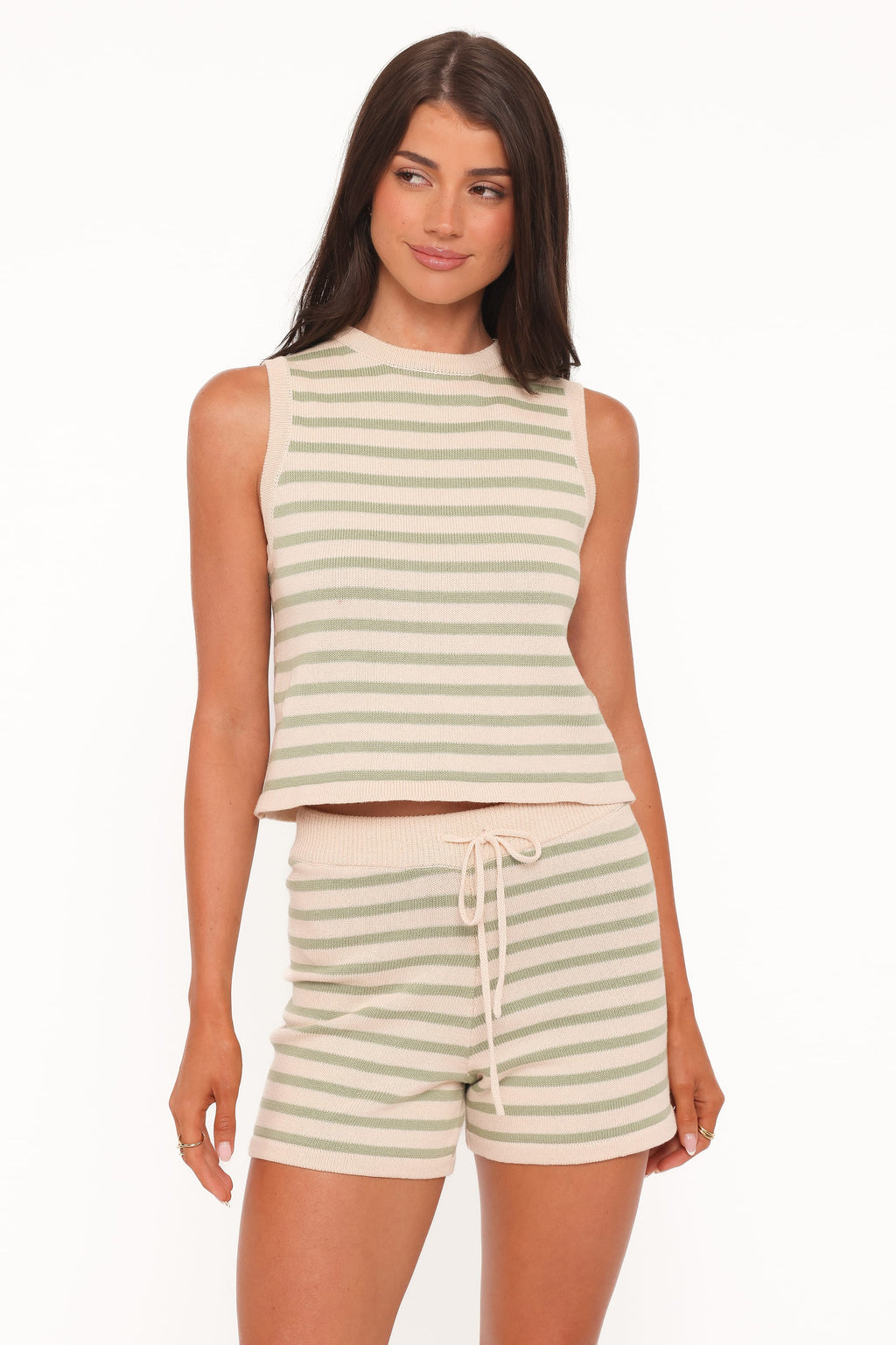 Ilona — Ribbed Knit Two-Piece Set | Stretch Fit | Elevated Loungewear