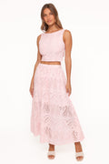 Isabelle — Flowy Woven Maxi Skirt Set | Relaxed Silhouette | Summer & Resort