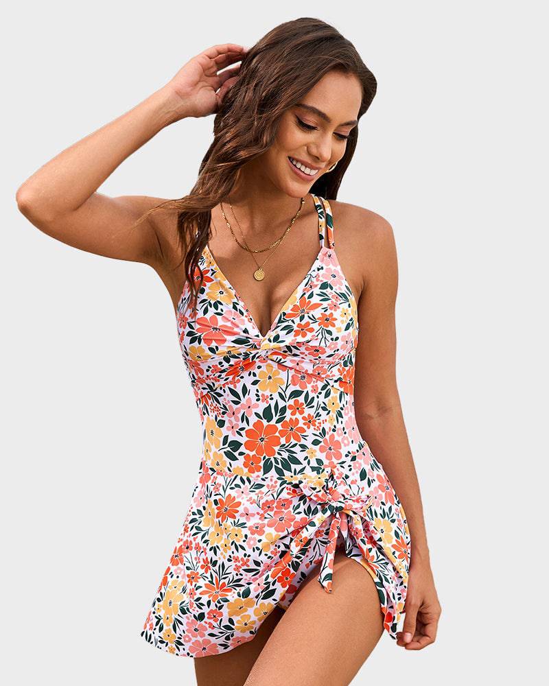 Joly — Flattering Swim Dress | Built-In Coverage | Elegant Pool Style