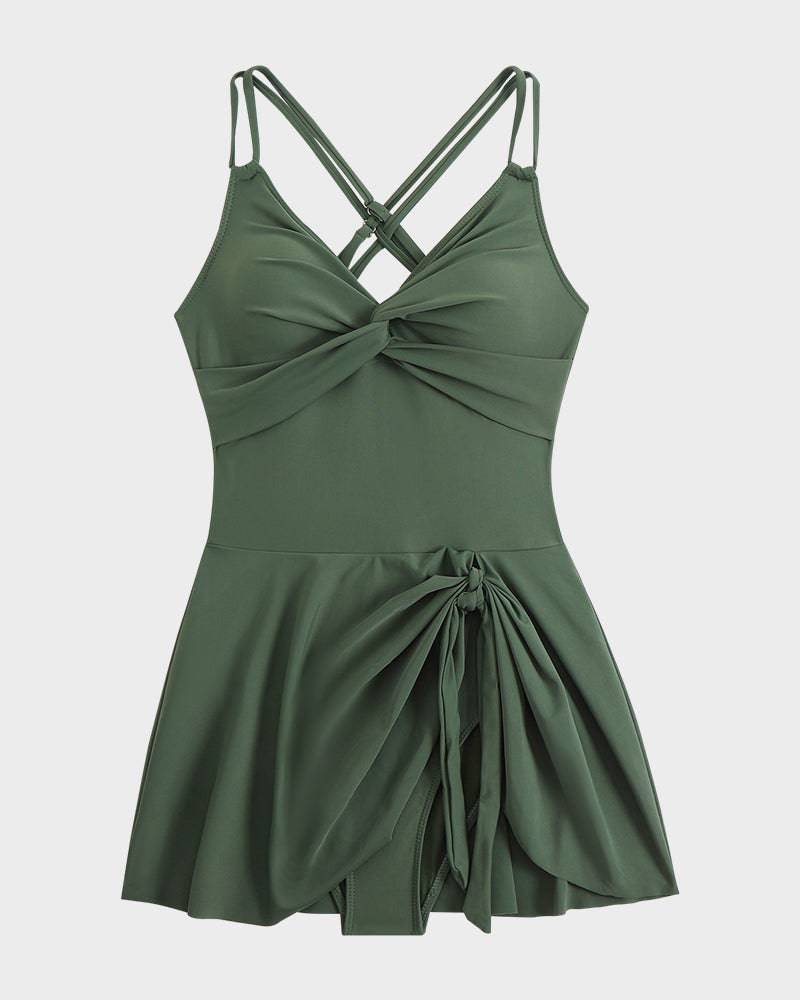 Joly — Flattering Swim Dress | Built-In Coverage | Elegant Pool Style