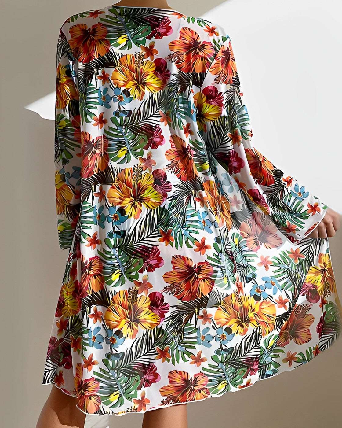 Juanita — Tropical Print Bikini Set | Adjustable Tie Sides | Vacation-Ready