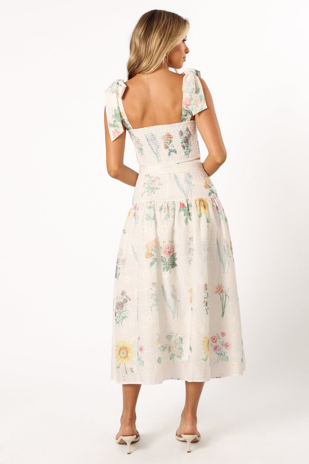 Kara — Floral Woven Two-Piece Set | Romantic Print | Summer Essential