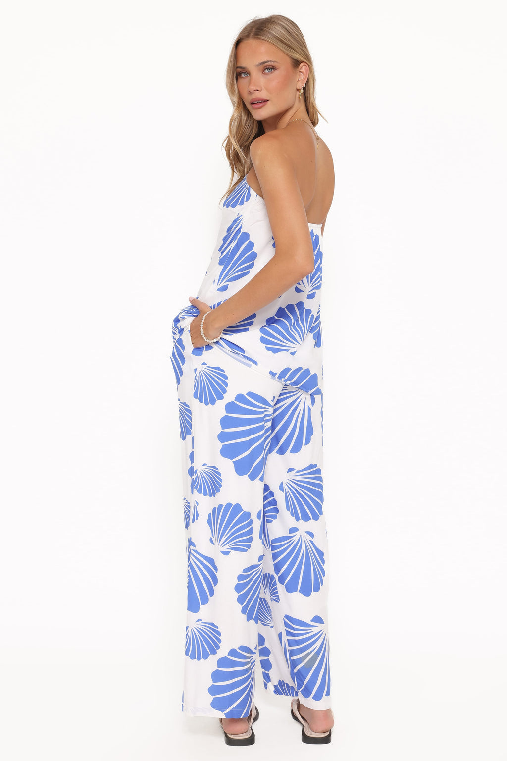 Kristy — Wide-Leg Woven Pant Set | Relaxed Two-Piece | Coastal Style
