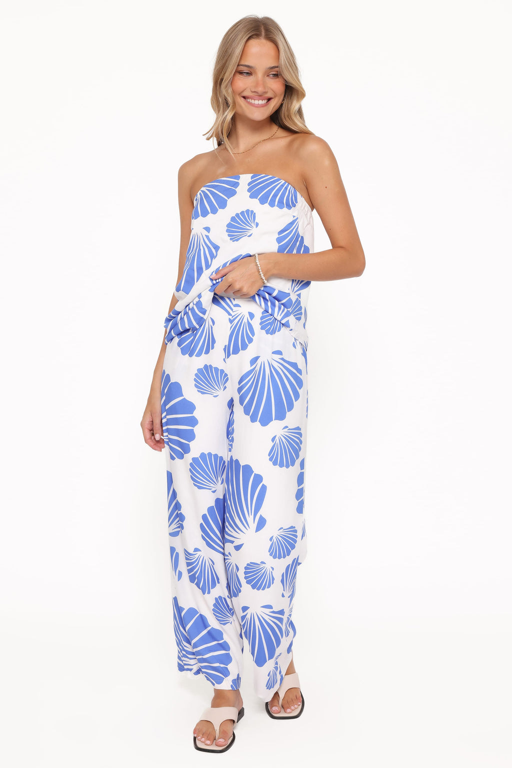 Kristy — Wide-Leg Woven Pant Set | Relaxed Two-Piece | Coastal Style