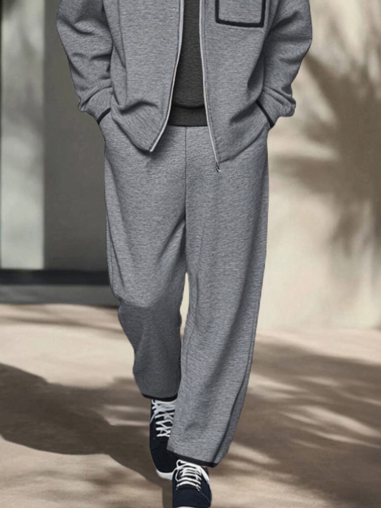 Soft Woven Jacket & Pants Set — Men's | Relaxed Fit | Elevated Lounge
