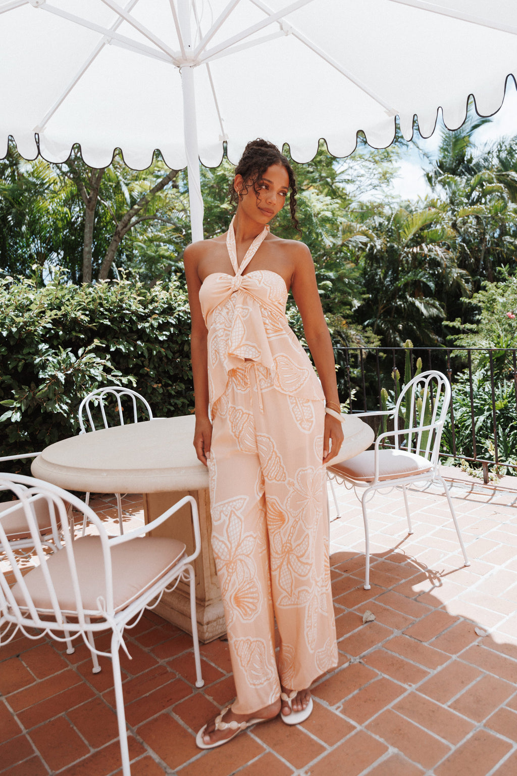 Lira — Tie-Waist Wide-Leg Trousers | Drawstring Waist | Resort & Everyday
