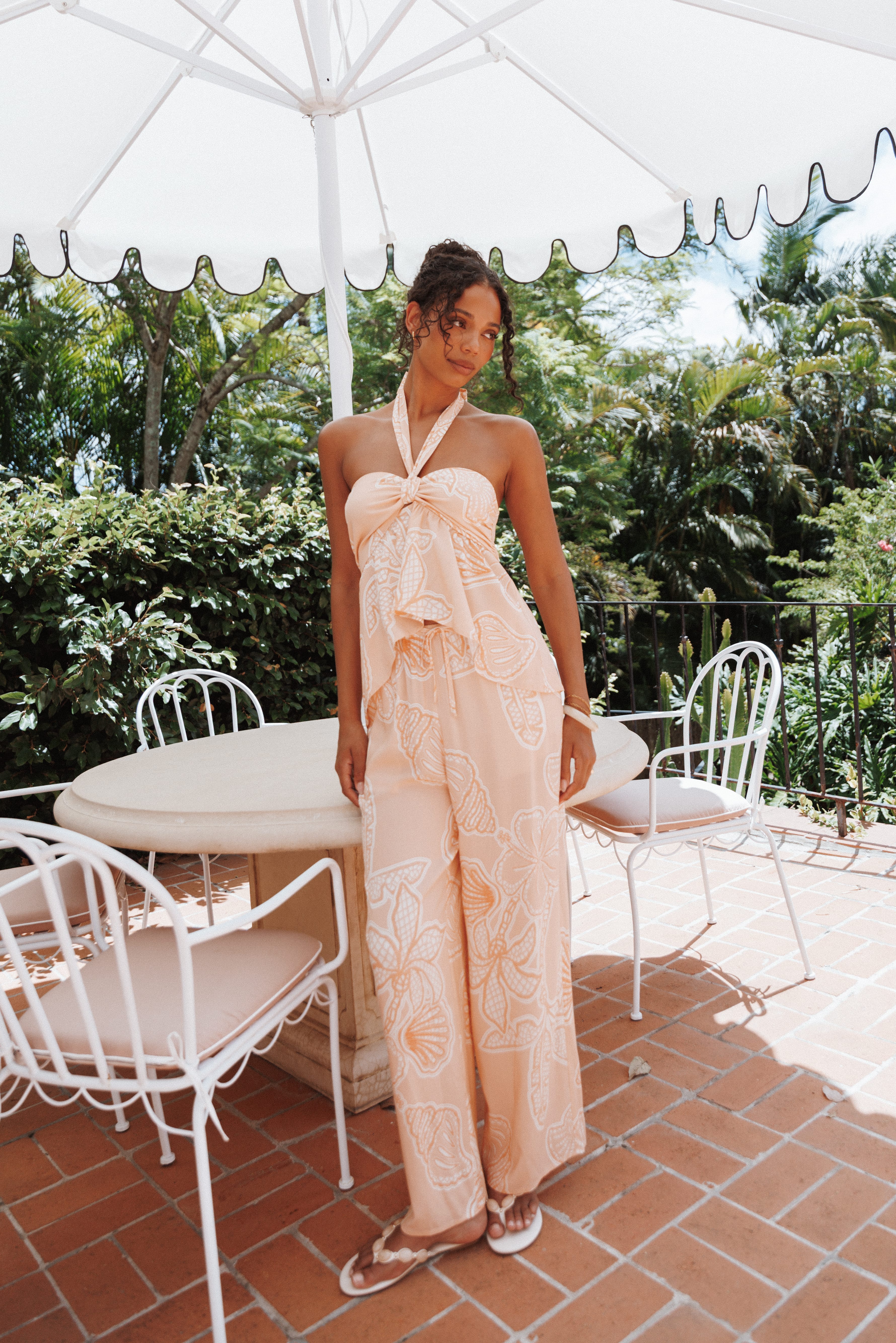 Lira — Tie-Waist Wide-Leg Trousers | Drawstring Waist | Resort & Everyday