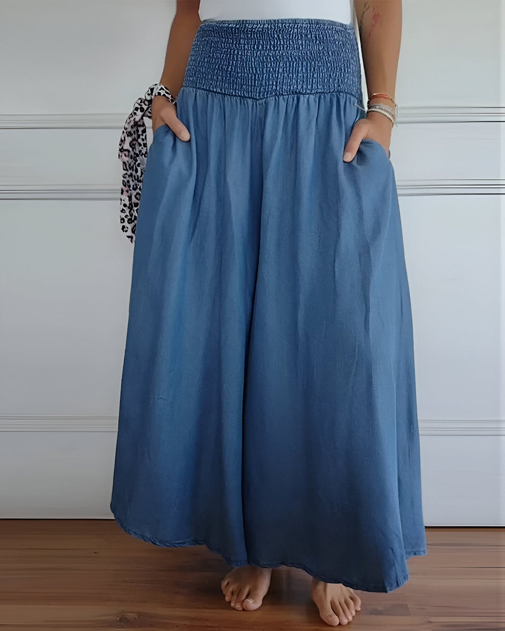 Lorraine — Elastic-Waist Woven Trousers | Relaxed Fit | Comfortable Everyday