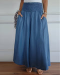 Lorraine — Elastic-Waist Woven Trousers | Relaxed Fit | Comfortable Everyday
