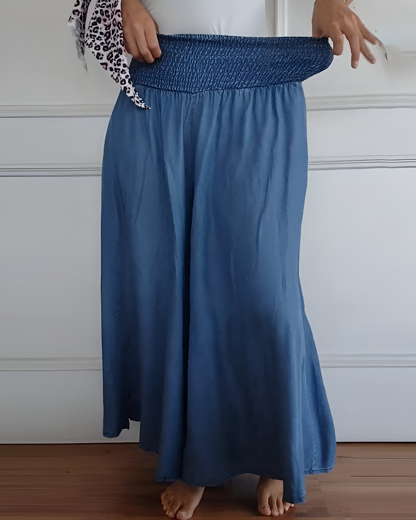 Lorraine — Elastic-Waist Woven Trousers | Relaxed Fit | Comfortable Everyday