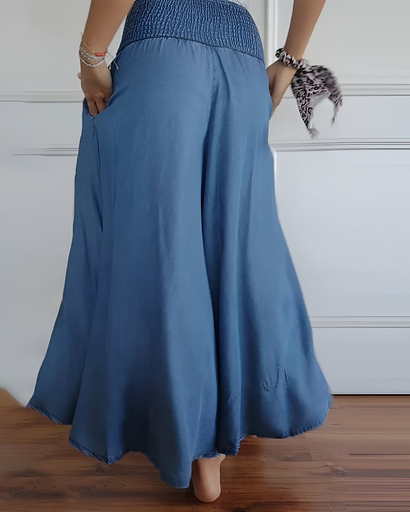 Lorraine — Elastic-Waist Woven Trousers | Relaxed Fit | Comfortable Everyday