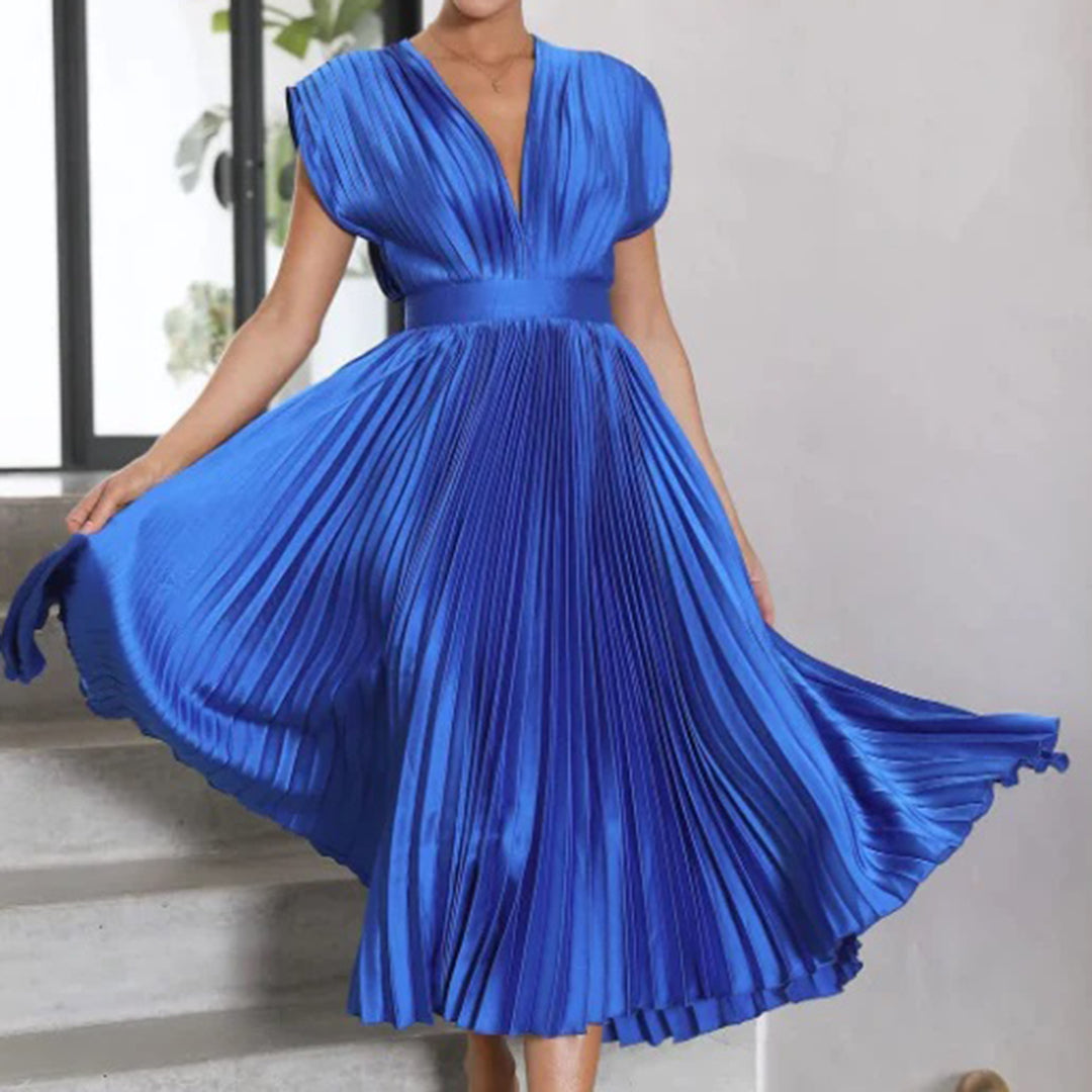 Maren — Minimal Woven Maxi Dress | Clean Lines | Simple & Stunning