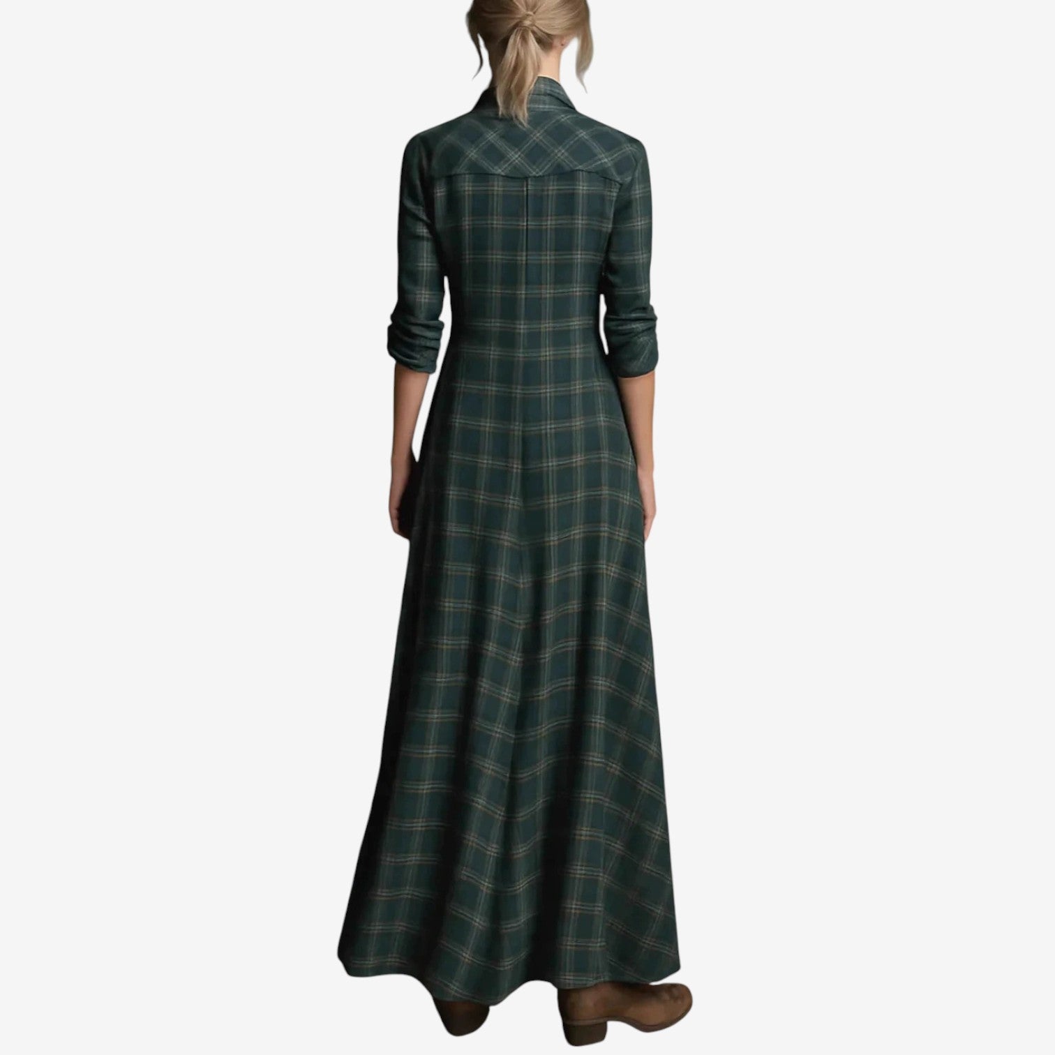 Mia — Woven Maxi Dress | Flowing Silhouette | Timeless Wardrobe Essential