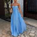 Orchid — Halter-Neck Woven Maxi Dress | Open Back | Bold & Beautiful