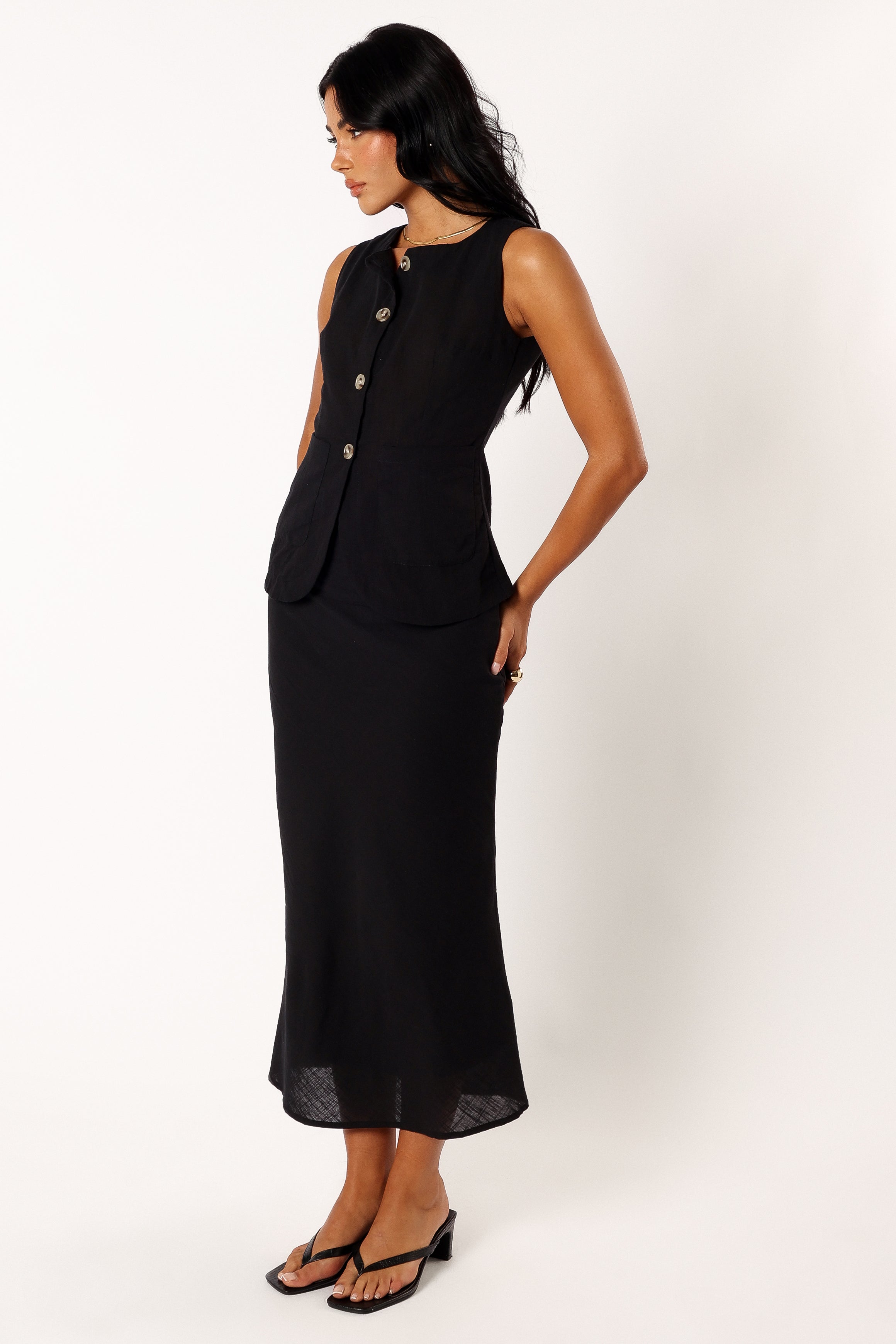 Peter — Monochrome Woven Two-Piece Set | Sharp Tailored Fit | Polished Casual