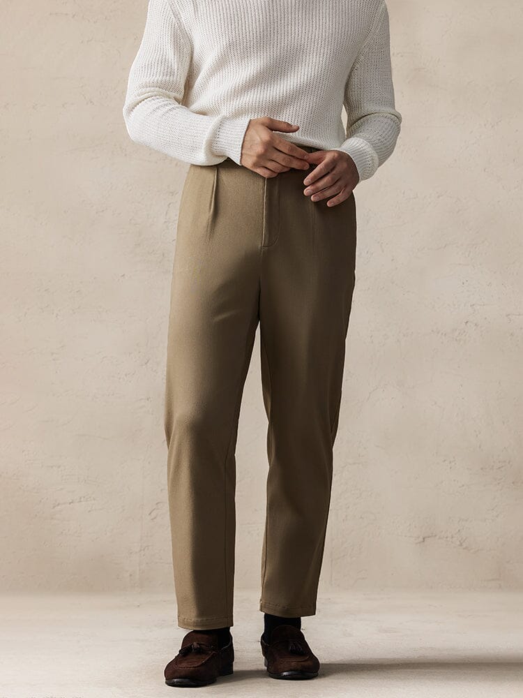 Premium Woven Suit Trousers — Men's | Tailored Fit | Polished Everyday