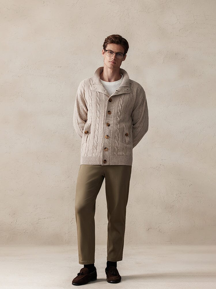 Premium Woven Suit Trousers — Men's | Tailored Fit | Polished Everyday