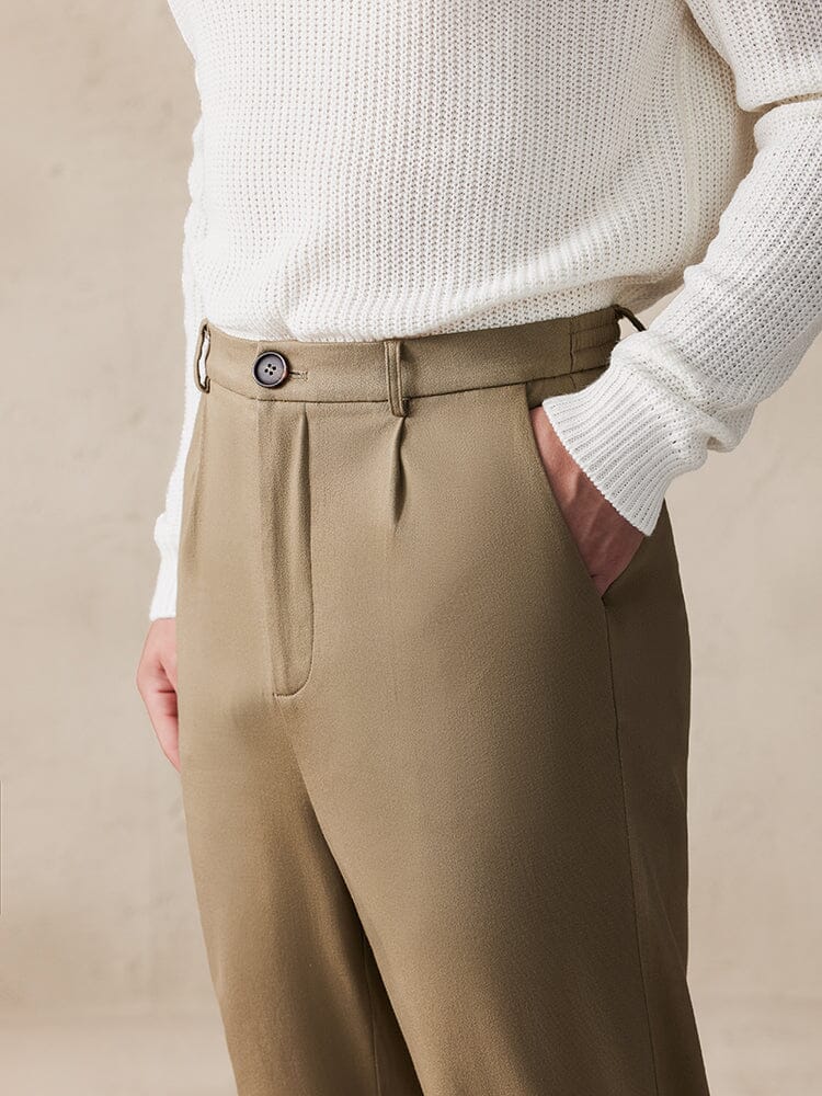 Premium Woven Suit Trousers — Men's | Tailored Fit | Polished Everyday