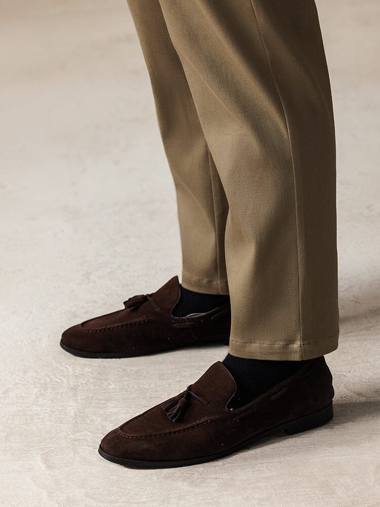 Premium Woven Suit Trousers — Men's | Tailored Fit | Polished Everyday