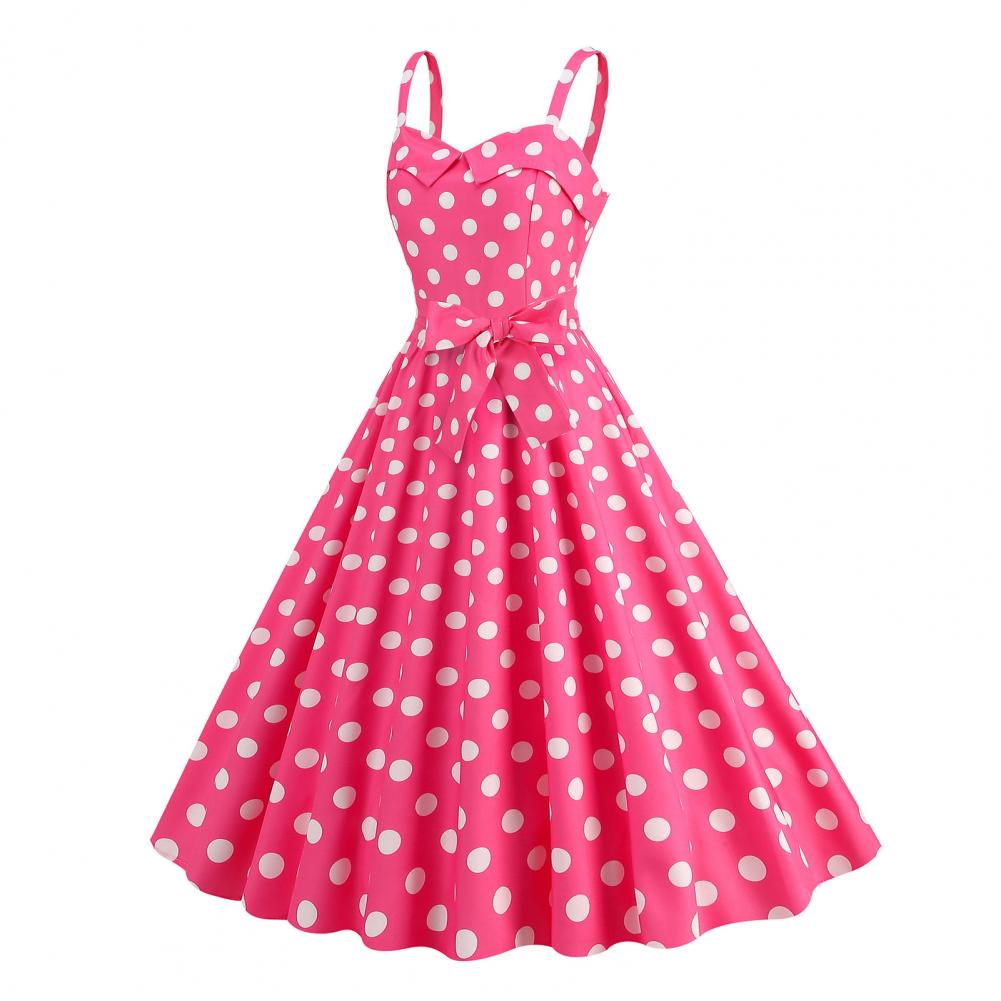 Plaid Strap Swing Woven Dress — Women's | Full Skirt Silhouette | Playful Pattern