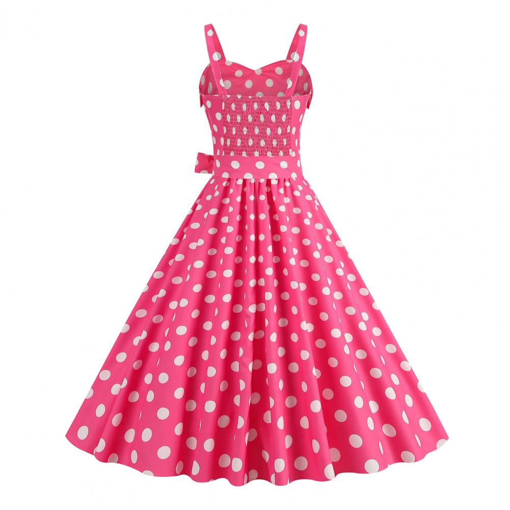 Plaid Strap Swing Woven Dress — Women's | Full Skirt Silhouette | Playful Pattern