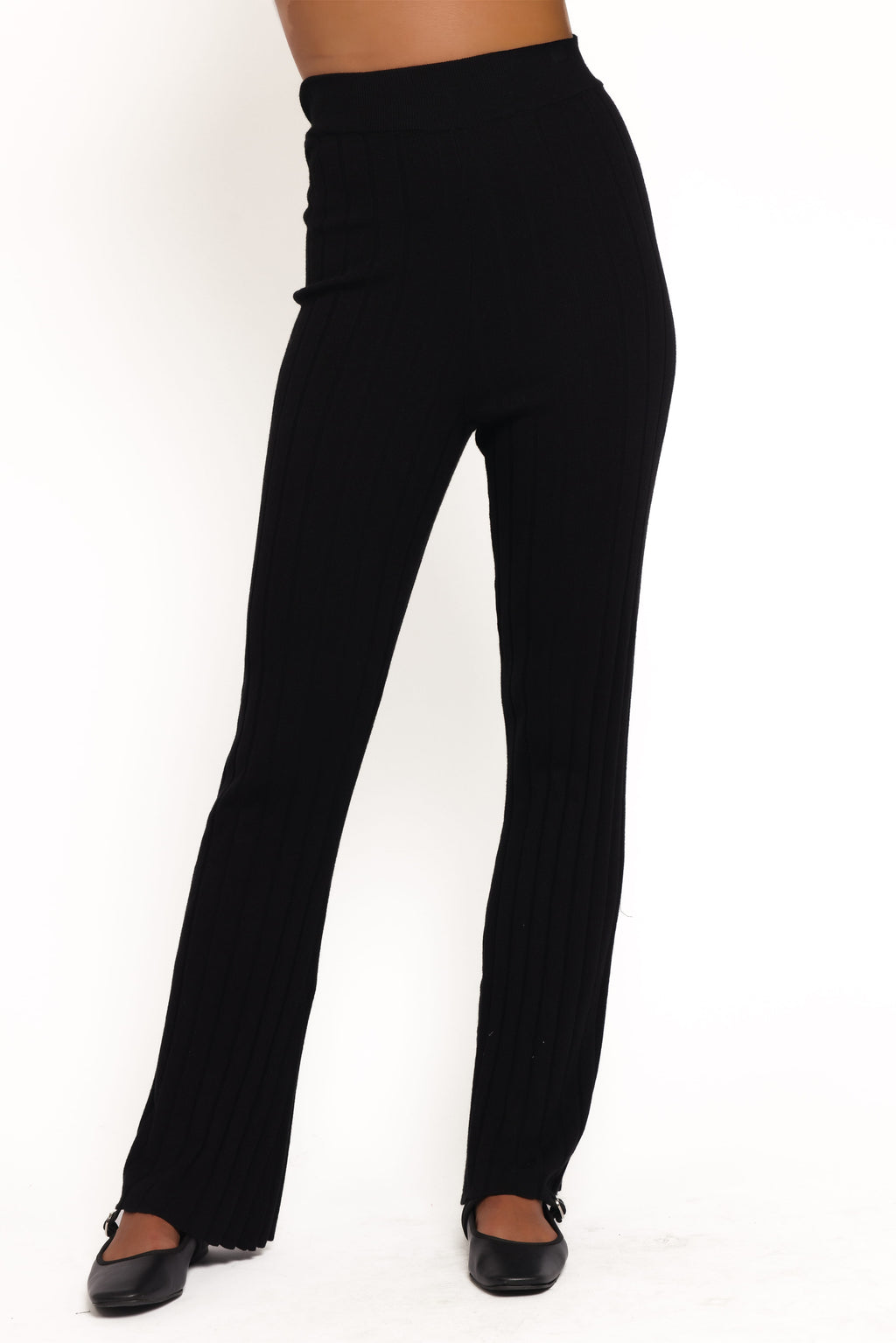 Silvie — Long-Sleeve Ribbed Knit Set | Stretch Fit | Elevated Loungewear