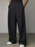 High-Waist Tailored Woven Trousers — Men's | Sharp Fit | Everyday Polished
