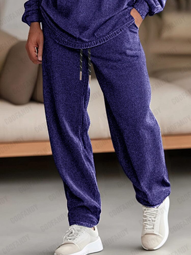 Cotton Denim Two-Piece Set — Men's | Relaxed Fit | Casual Weekend Essential