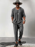 Stretch Woven Two-Piece Set — Men's | Relaxed Tailored Fit | Everyday Essential