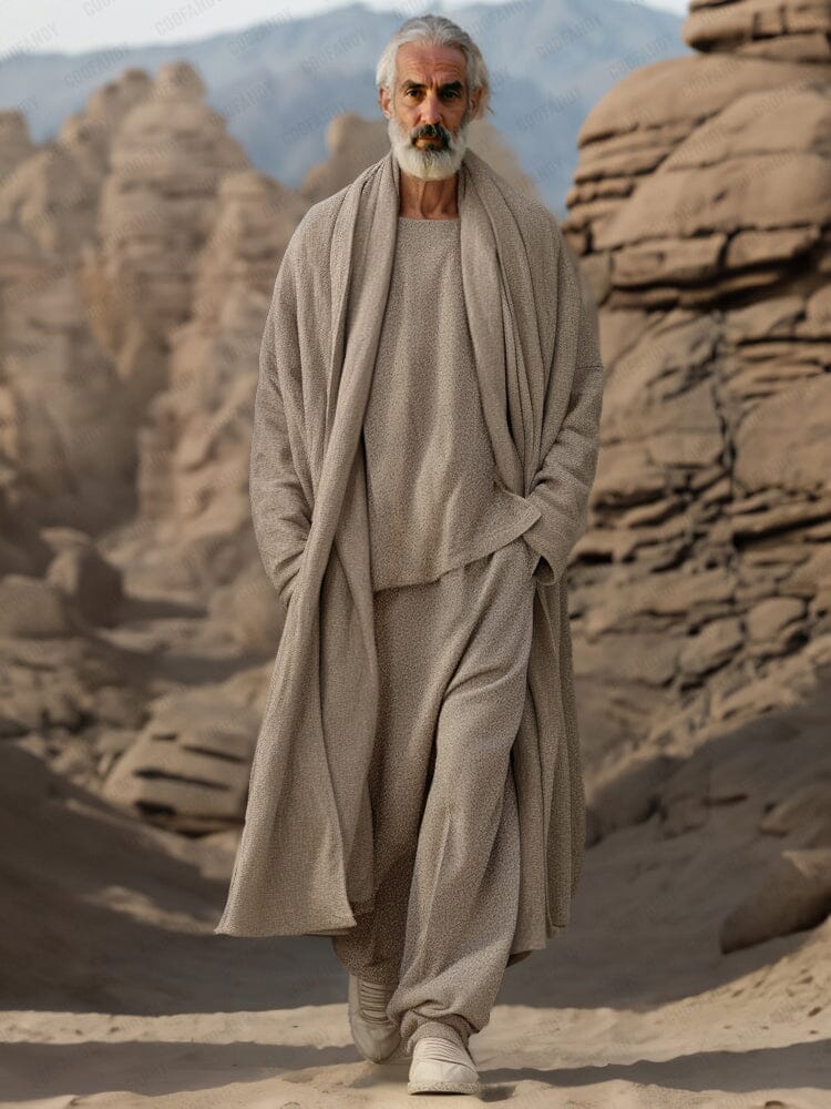 Stretch Woven Three-Piece Set — Men's | Relaxed Tailored Fit | Elevated Casual