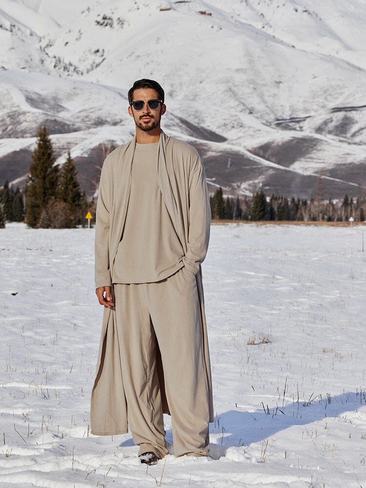 Stretch Woven Three-Piece Set — Men's | Relaxed Tailored Fit | Elevated Casual