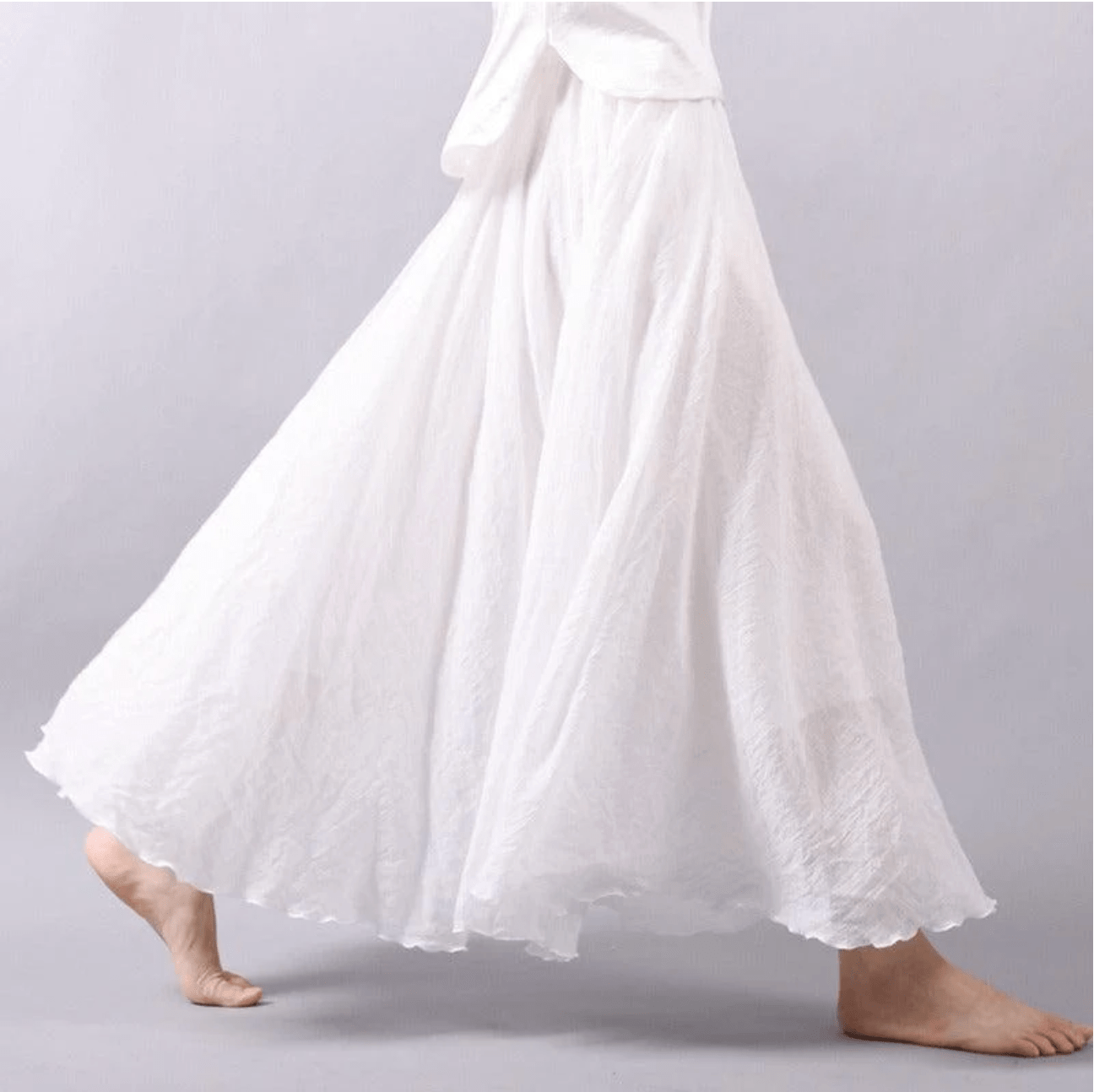 Solange — Flowy Woven Maxi Skirt | Relaxed Silhouette | Free-Spirited Style